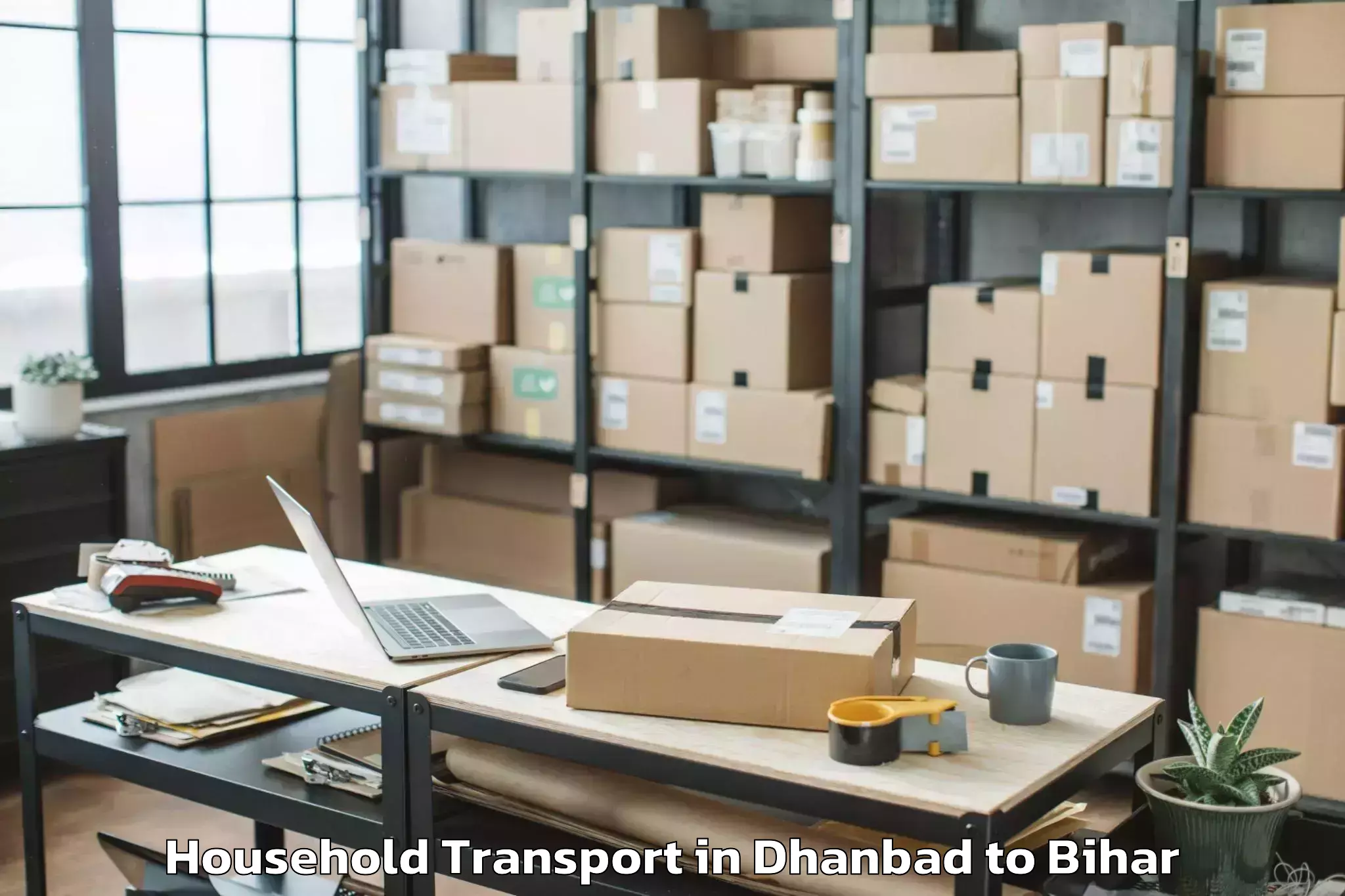 Dhanbad to Kk University Biharsharif Household Transport Booking